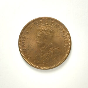 British India George V One Quarter (1/4) Anna 1933 Calcutta