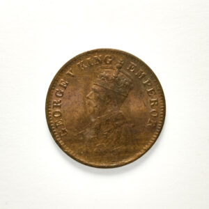 British India George V One Quarter (1/4) Anna 1919 Calcutta