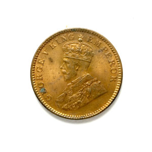 British India George V One Quarter (1/4) Anna 1933 Calcutta Mint