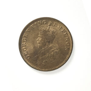 British India George V One Quarter (1/4) Anna 1919 Calcutta Mint