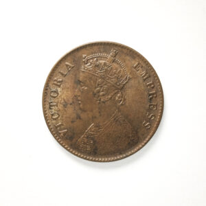 British India Victoria Empress One Quarter (1/4 ) Anna 1900 Calcutta Mint
