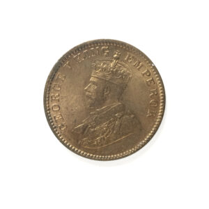 British India George V One Quarter (1/4) Anna 1933 Calcutta Mint