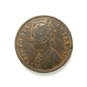 British India Victoria Empress One Quarter (1/4 ) Anna 1887 Bombay Mint