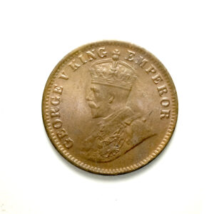 British India George V One Quarter (1/4) Anna 1919 Calcutta