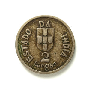 Portuguese India 2 Tanga 1934 Copper Nickel Coin