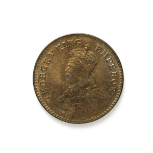 British India George V 1/12 Anna 1926 Bronze Coin