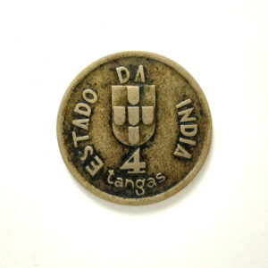 Portuguese India 4 Tanga 1934 Copper Nickel Coin